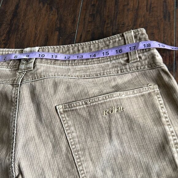 Kuhl Double Knee 100% cotton Canvas Work Pants Men 38×34 brown/camel GUc - Picture 7 of 8